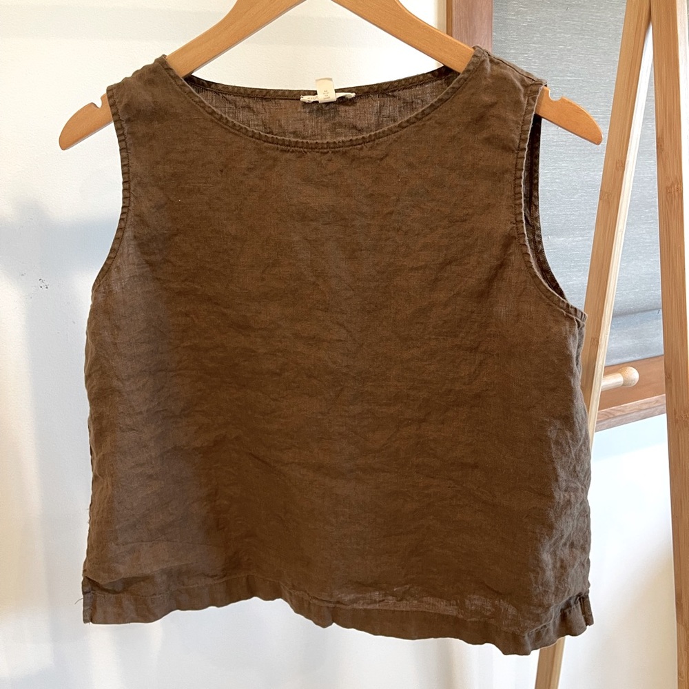 Eileen Fisher Linen Shell Tank